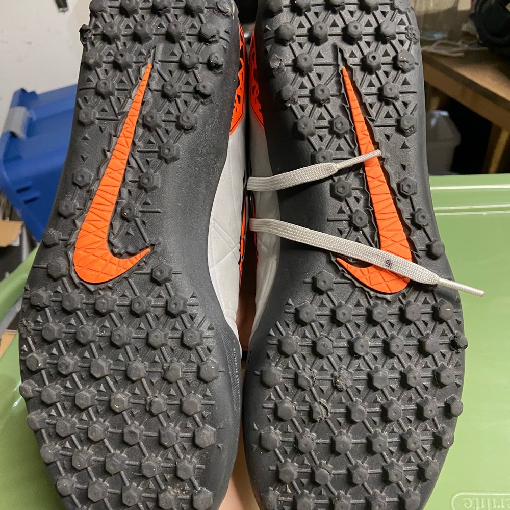 Nike Hypervenom Men's Athletic Shoes Gray Orange - Picture 5 of 6